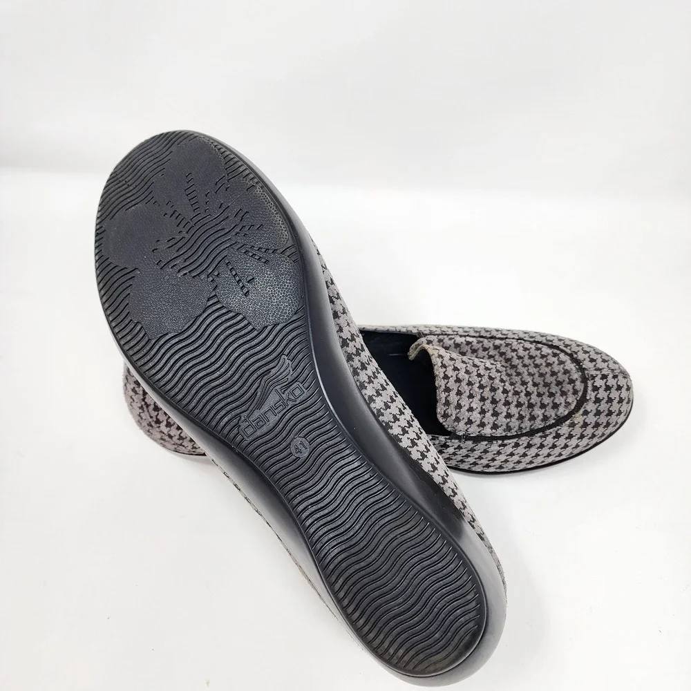 Dansko Debra Houndstooth Loafers Women's 10.5 Leather